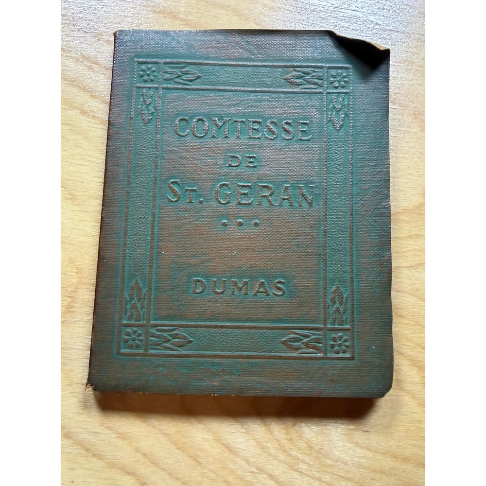 Little Leather Library Alexandre Dumas The Comtesse de Saint-Geran Antique Book